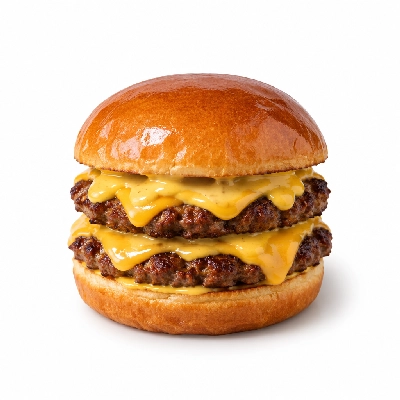 Swensons Drive-In Double Cheeseburg with Honey Mustard