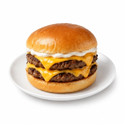 Swensons Drive-In Double Cheeseburg with Mayo