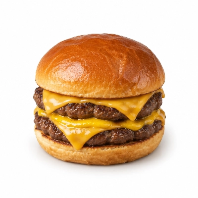 Swensons Drive-In Double Cheeseburg with Mustard