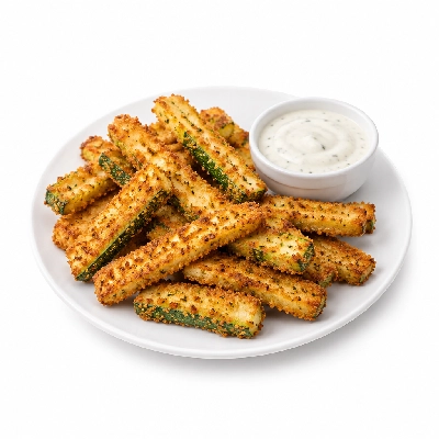Swensons Drive-In Fried Zucchini with Ranch Dressing