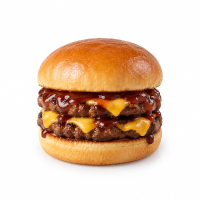 Swensons Drive-In Galley Boy with Barbecue Sauce