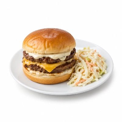 Swensons Drive-In Galley Boy with Cole Slaw