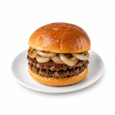 Swensons Drive-In Galley Boy with Sliced Onions