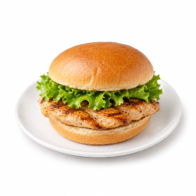 Swensons Drive-In Grilled Chicken Breast Sandwich with Leaf Lettuce