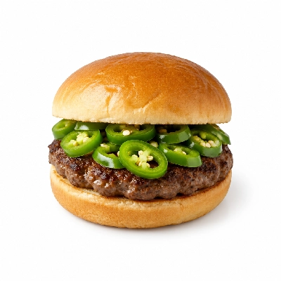 Swensons Drive-In Half Pounder Plus with Hot Peppers