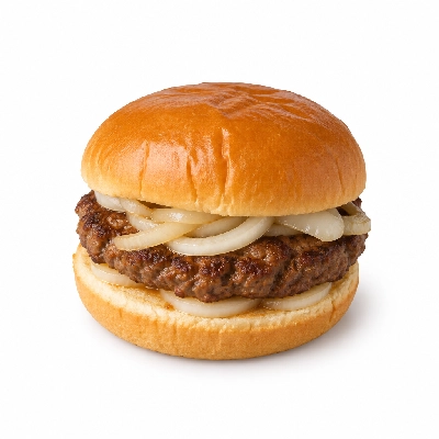 Swensons Drive-In Half Pounder Plus with Sliced Onions