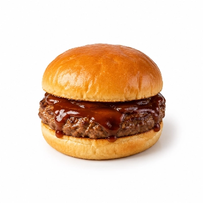 Swensons Drive-In Hamburg with A-1 Steak Sauce