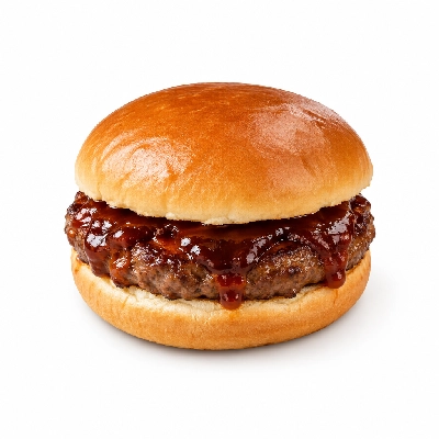 Swensons Drive-In Hamburg with Barbecue Sauce