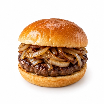 Swensons Drive-In Hamburg with Grilled Onions