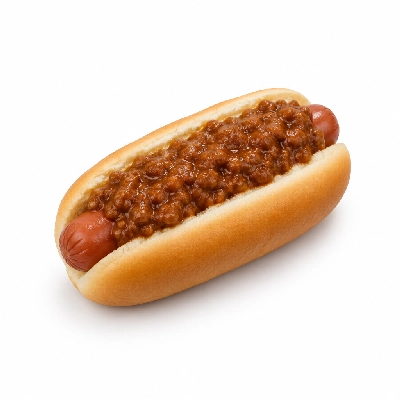 Swensons Drive-In Hot Dog with Coney Sauce