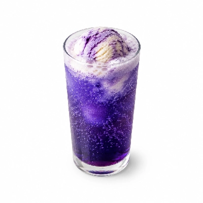 Swensons Drive-In Ice Cream Soda with Flavor Choice Blueberry