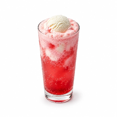 Swensons Drive-In Ice Cream Soda with Flavor Choice Cherry