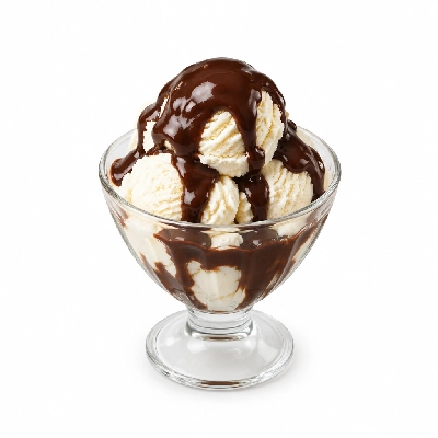 Swensons Drive-In Ice Cream Sundae with Topping Choice Hot Fudge