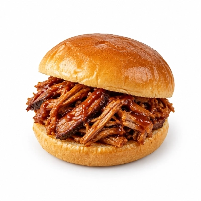 Swensons Drive-In Pork Sandwich with Dipping Sauce Choice Barbecue