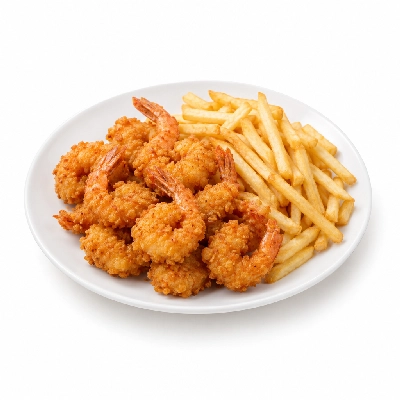Swensons Drive-In Shrimp Dinner with Side Choice French Fries