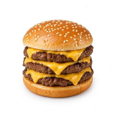 Swensons Drive-In Triple Cheeseburg with Cajun Spices