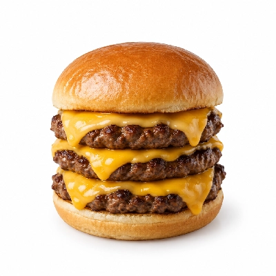 Swensons Drive-In Triple Cheeseburg with Cheese