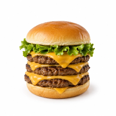 Swensons Drive-In Triple Cheeseburg with Lettuce