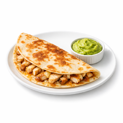 Taco Bell Chicken Quesadillas with Guacamole