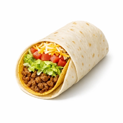 Taco Bell Fresco Style Double Decker Taco Supreme