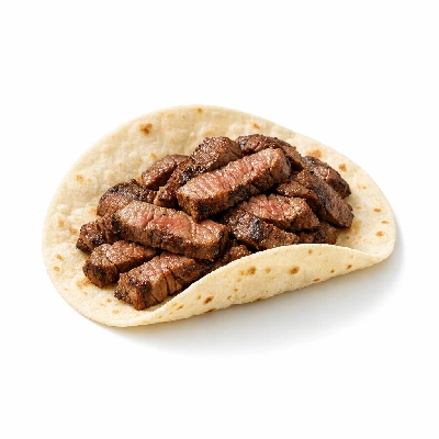 Taco bell soft with steak