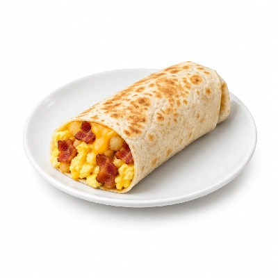 Taco John's Breakfast Menu Burrito Bacon
