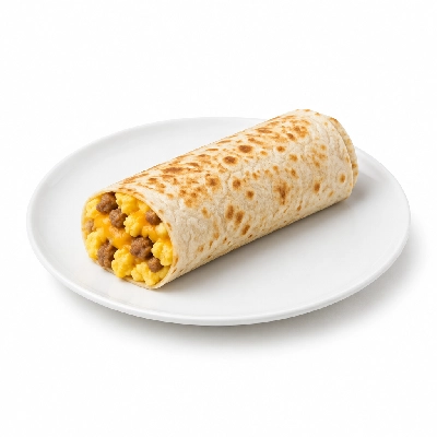 Taco John's Breakfast Menu Burrito Sausage
