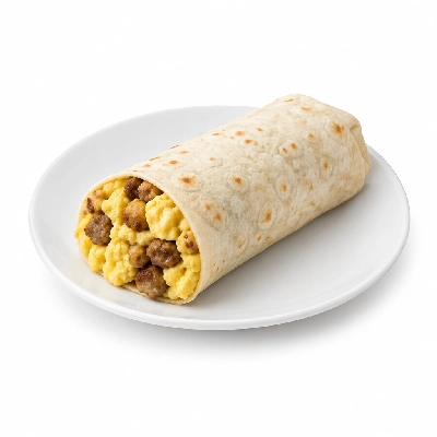 Taco John's Breakfast Menu Egg Burrito Sausage