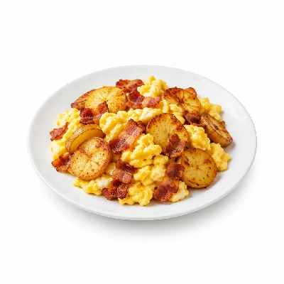 Taco John's Breakfast Menu Potato Oles Scrambler Regular Bacon