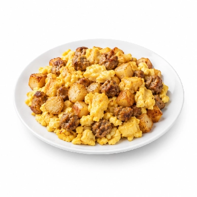 Taco John's Breakfast Menu Potato Oles Scrambler Small Sausage