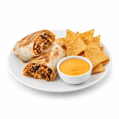 Taco John's Burritos Chips & Queso