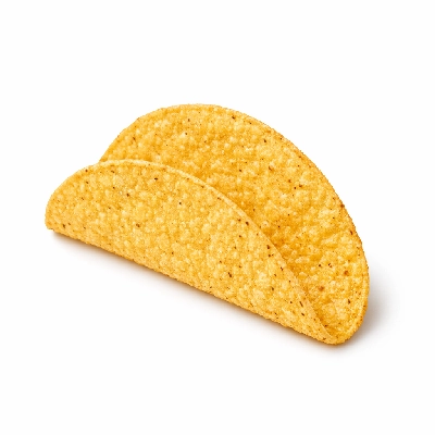 Taco shells baked without added salt