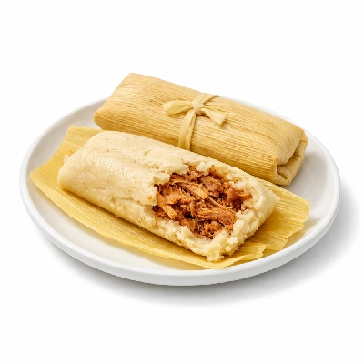 Tamales masa and pork filling (hopi)