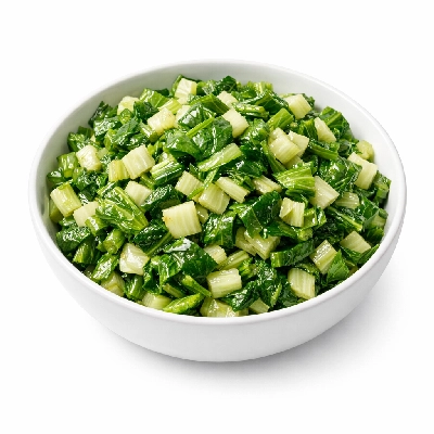 Tangy Bok Choy Salad with Dressing