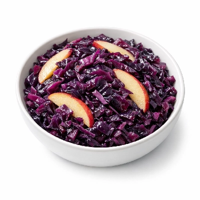 Tangy Red Cabbage and Apple Saute