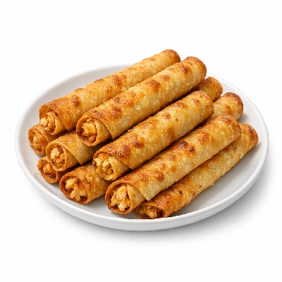Taquitos frozen chicken and cheese oven-heated