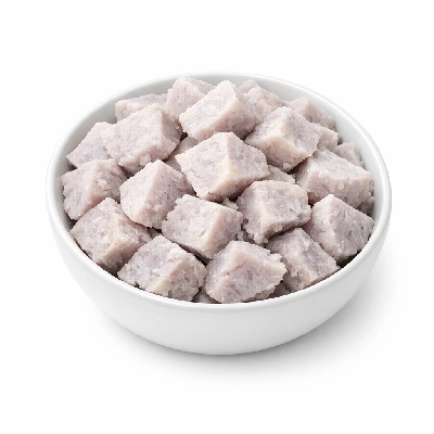 Taro cooked with salt