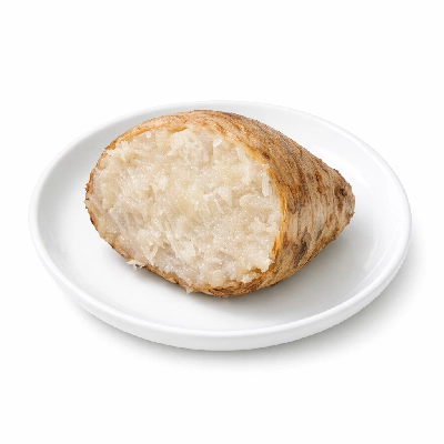 Taro cooked without salt