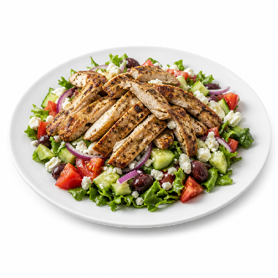 Taziki's Fresh Grilled Gyros Greek Salad with Chicken