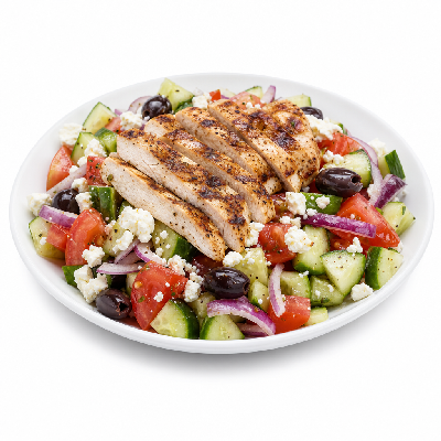 Taziki's Greek Salad with Chicken