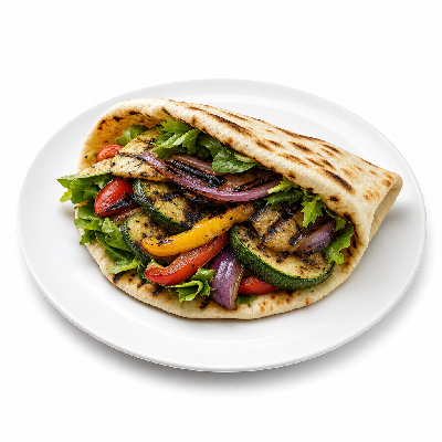 Taziki's Grilled Veggie Gyro