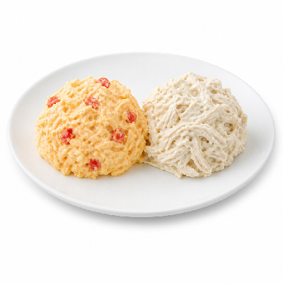 Taziki's Sides Pimento Cheese with Chix Salad Plate