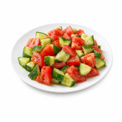 Taziki's Sides Tomato-Cucumber Salad