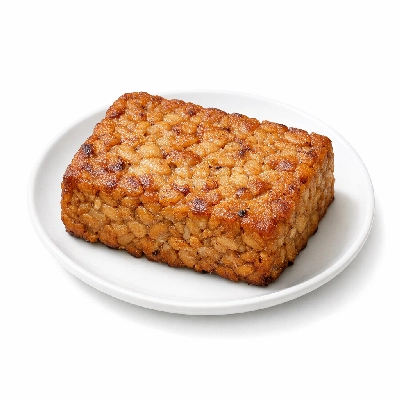 Tempeh cooked
