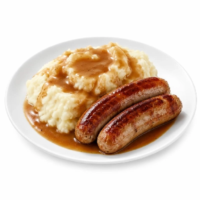 Tesco Bangers and Mash Dinner