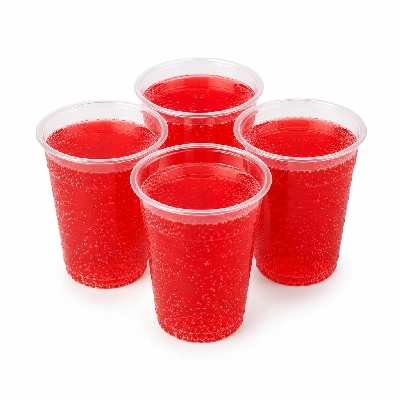 Tesco Drinks Soft Fizzy Multi-Pack Juice Calypso Clear Cups Drinks-Strawberry