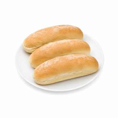 Tesco Fresh Food 3 White Sub Rolls
