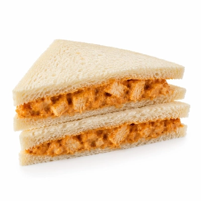 Tesco Fresh Food 50% Less Fat Chicken Tikka Sandwich