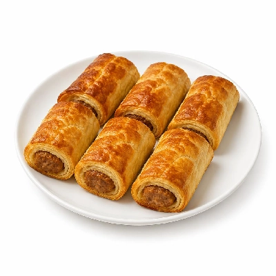 Tesco Fresh Food 6 Pk Snack Sausage Rolls