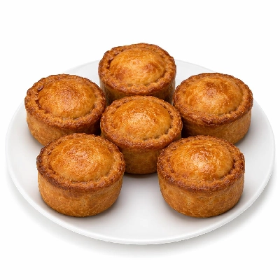 Tesco Fresh Food 6 Snack Crispy Bake Pork Pies